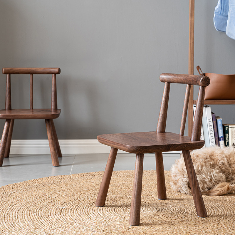实木小儿童带靠背小椅子门口换鞋小木凳矮凳板凳,住宅家具,矮凳,淘宝优惠券,粉丝福利购,淘宝优惠卷