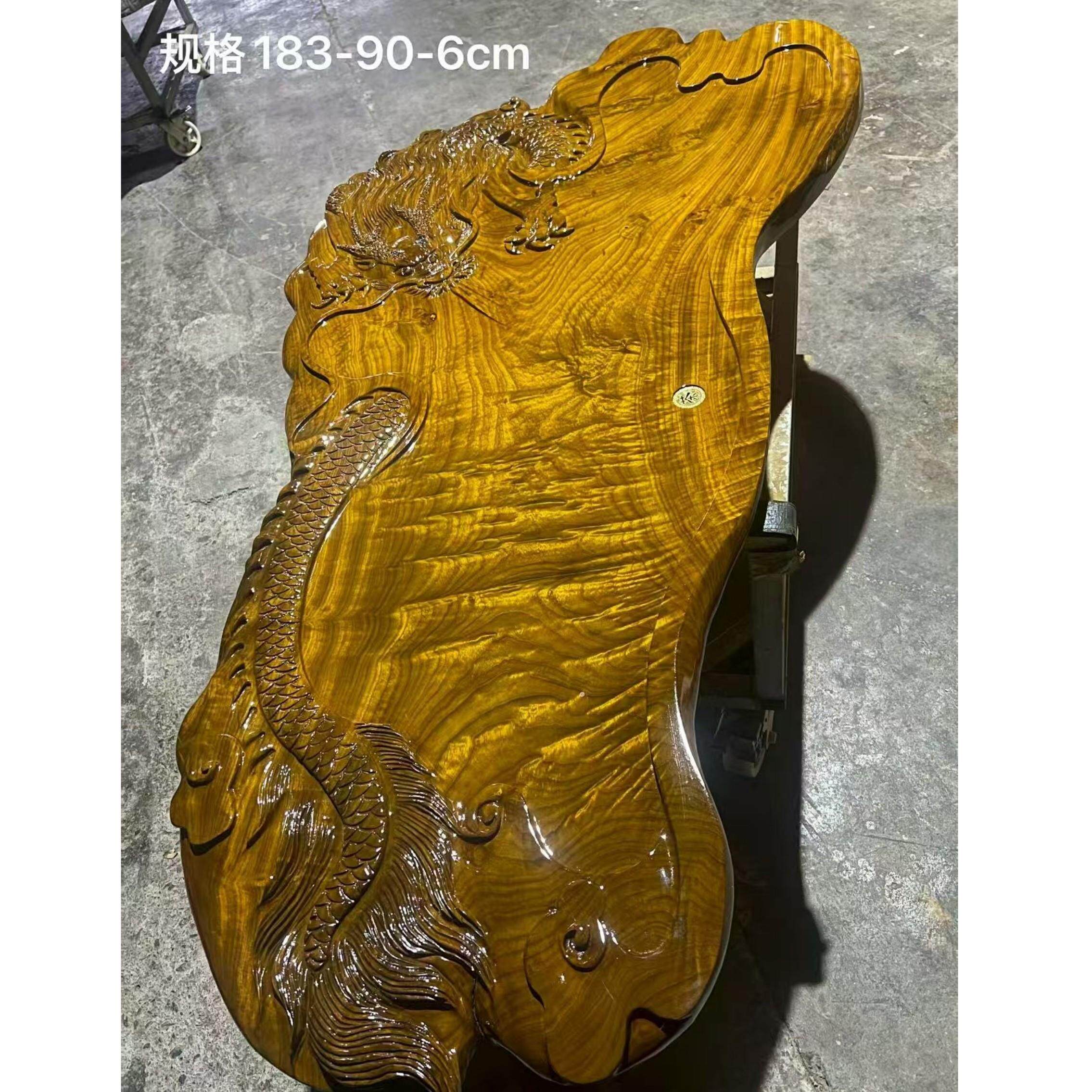金丝楠大板茶桌原木实木茶台大板桌茶板新中式家具现代简约泡茶桌
