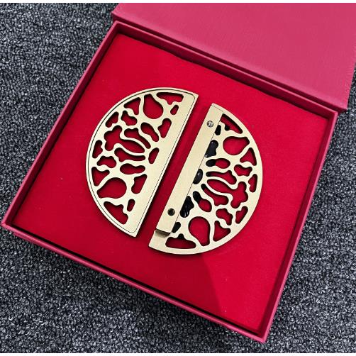 新中国风可及豪华风格嵌入式手柄雕刻衣柜手柄覆古大气高端金属暴