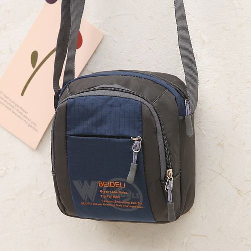 手机包男女通用休闲百搭牛津布防水斜挎包简约户外运动包登山包小