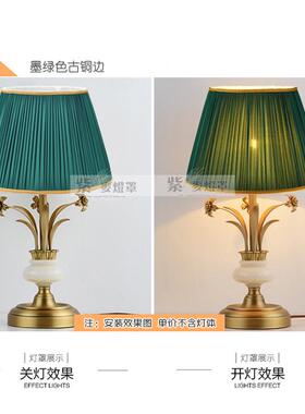 新款卧室床头台灯罩灯q饰灯具配件 布艺墨绿色落地灯灯罩外壳罩