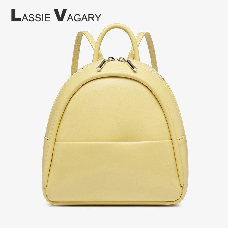 皮质双肩包2024新款时尚女士小众设计感小型女背包休闲轻便小书包