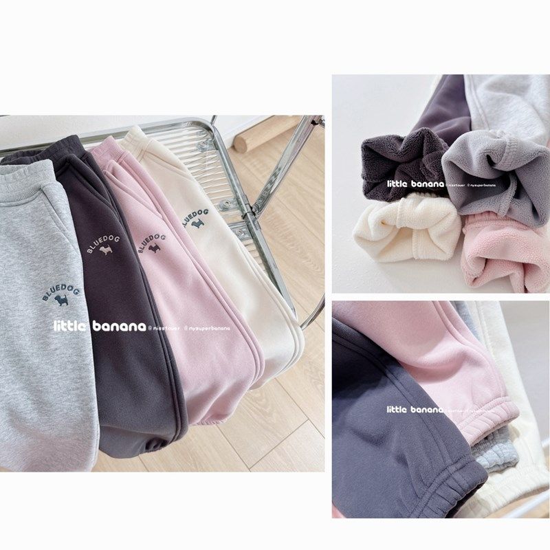 不打折原厂韩国童装男女童儿童冬款休闲运动束脚小脚长裤保暖加绒