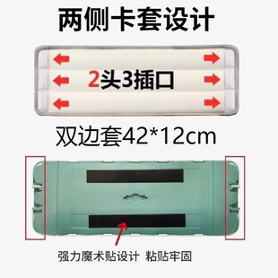 免手洗平板拖把替换布32.33.35.42.45cm粘扣式拖布头替换布十片装