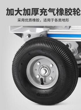 厂家直销铝合金车平板车载王折手叠推车老UPD虎车重搬运行李车仓