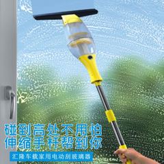 电动自动吸水擦玻璃器家用伸缩杆擦楼玻璃刮刷清洁清洗窗户工具