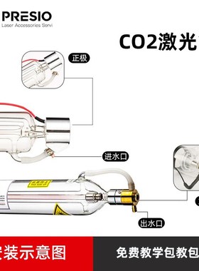 二氧化碳CO2激光管80W100W120W150W180W高功率激光切割机雕刻机