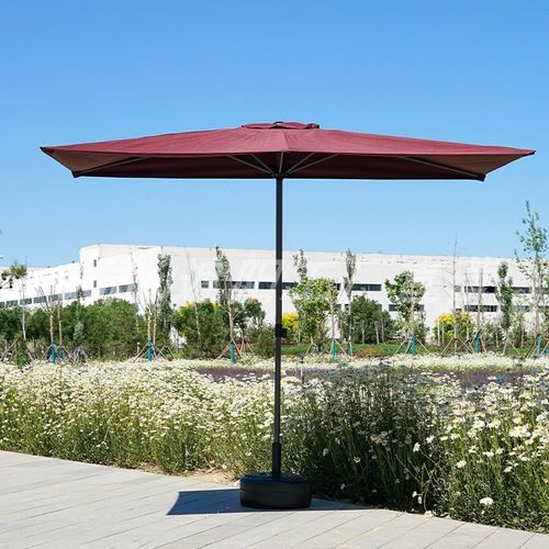 户外遮阳伞漏天花园庭院伞商用摆摊儿岗亭遮阳伞别墅太阳伞罗马伞