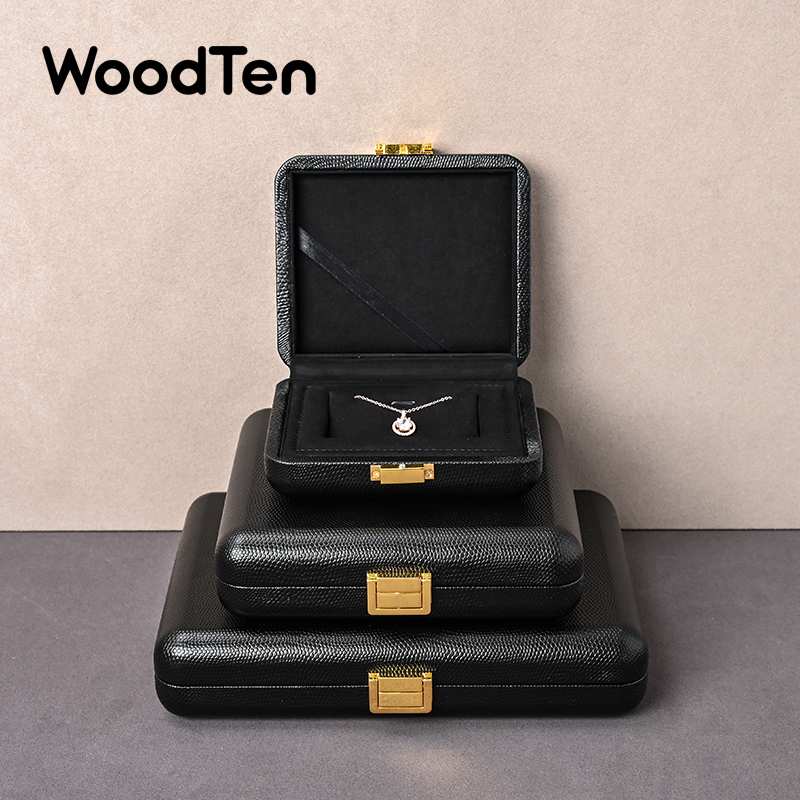 木世高级感首饰盒首饰收纳盒家用多功能戒指项链首饰包装礼盒