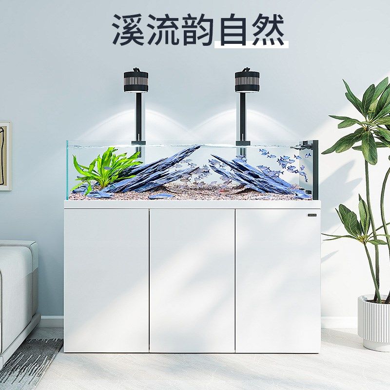 森森25新款原生态溪流缸 鹅卵石造景金鱼缸客厅超白玻璃底滤鱼缸,宠物/宠物食品及用品,底柜/落地缸,淘宝优惠券,粉丝福利购,淘宝优惠卷