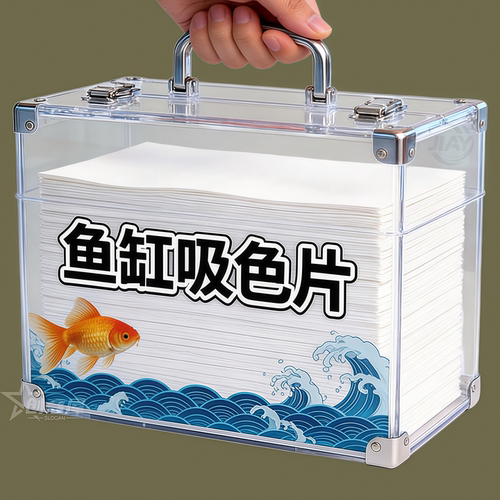 鱼缸净水吸色片除臭去黄不伤鱼