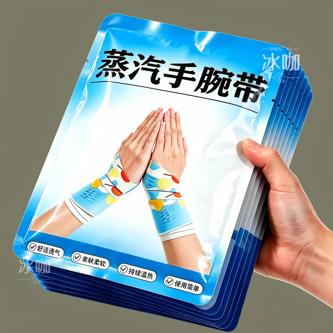 蒸汽手腕带防护蒸汽热敷冬季暖手护腕神器护关节暖手贴发热保暖