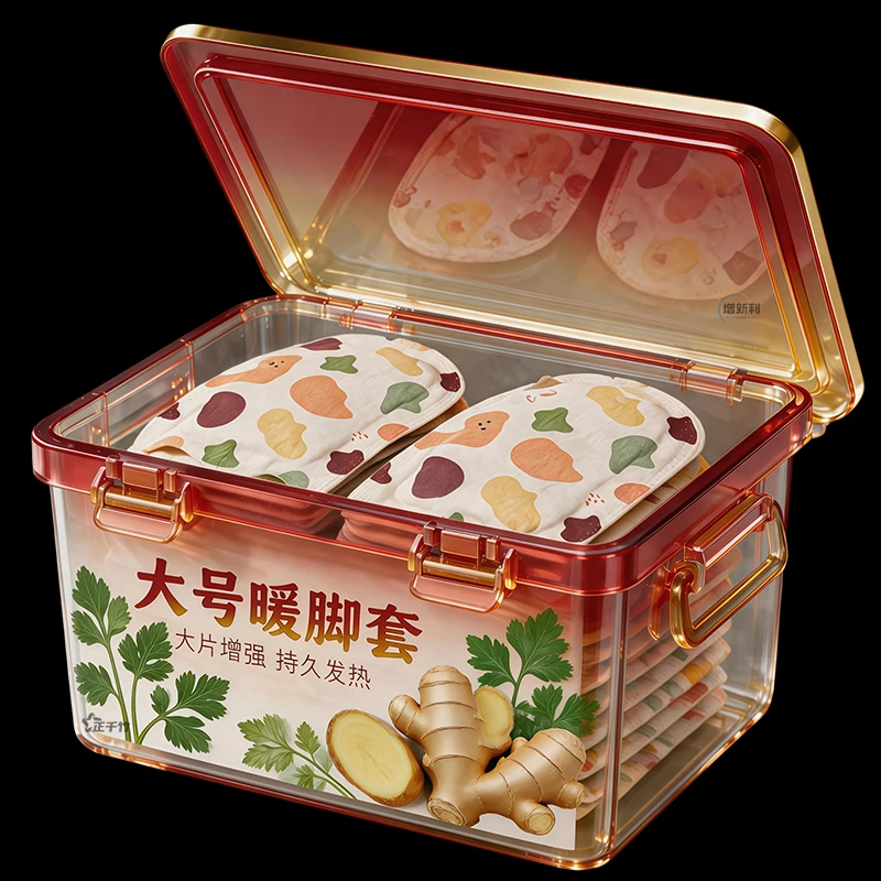生姜发热暖脚套12小时加厚保暖