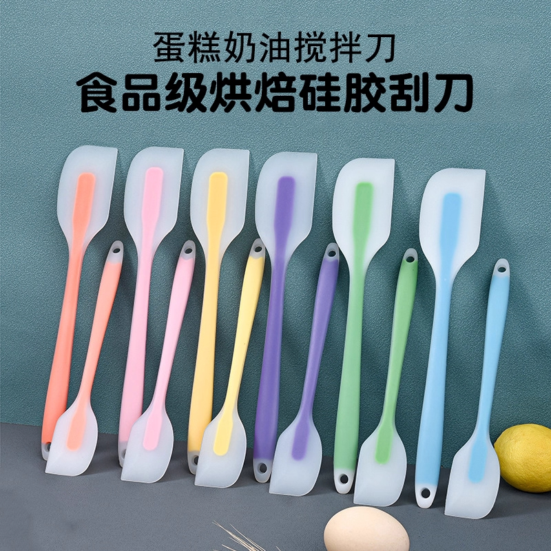 耐高温硅胶大号蛋糕刮板抹刀通用