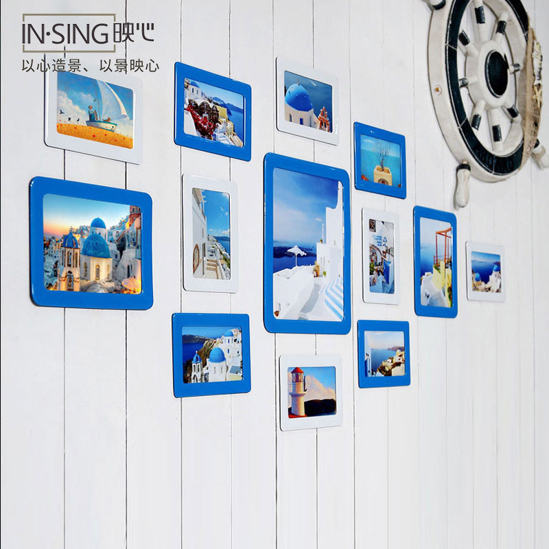 简约现代客厅照片墙装饰免打孔相片框水晶创意相框挂墙组合背景墙,家居饰品,照片墙,淘宝优惠券,粉丝福利购,淘宝优惠卷