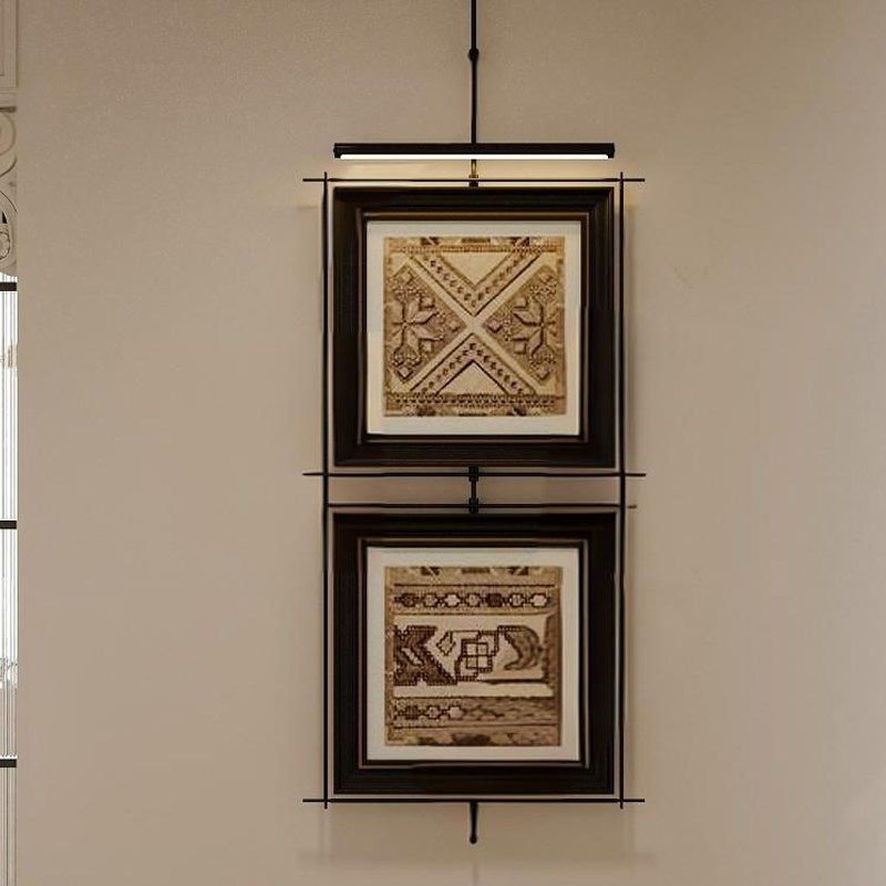 中古风美式壁画灯装饰画氛围灯销售部酒店玄关高档挂饰复古照画灯,家居饰品,氛围画/灯画,淘宝优惠券,粉丝福利购,淘宝优惠卷