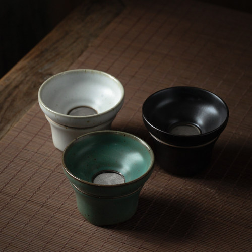 陶泥复古功夫茶具茶漏茶滤丝网过滤网滤茶器茶壶公道杯茶道零配件