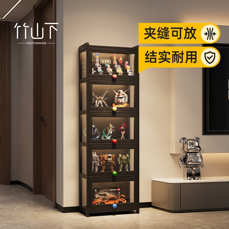 展示柜产品样品展示柜透明压克力防尘多层玩具商品奖杯货架模型柜