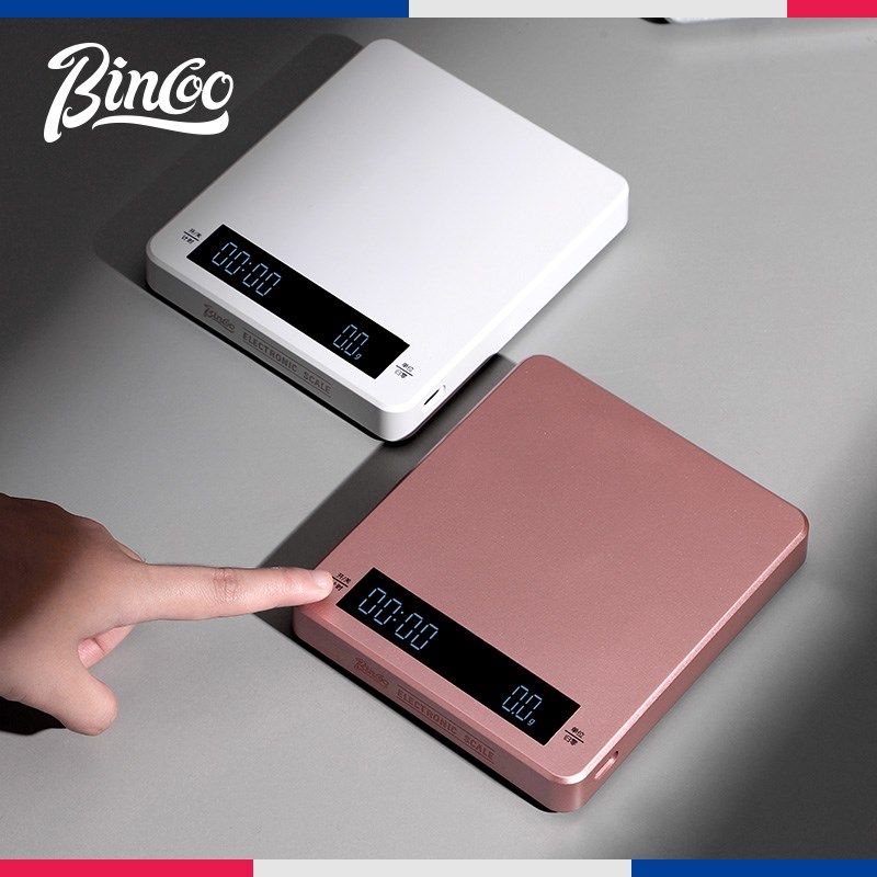 oo咖啡电子秤手冲咖啡称专用智能计时咖啡豆意式称重工具器具