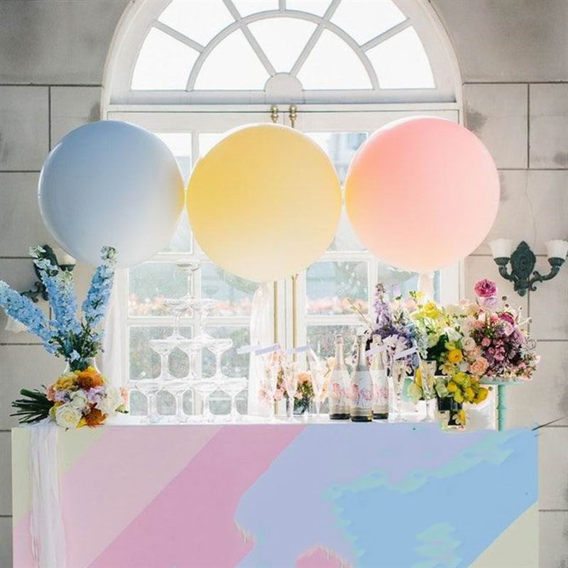 1pcs 36 inch Colorful Btig Latex Balloons Helium Inflable Bl