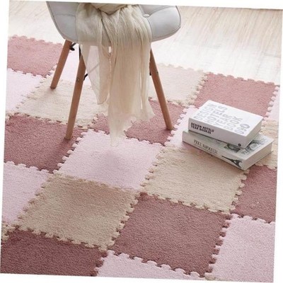 Suede carpet puzzle foam pad eva bedroomK full home floor ma
