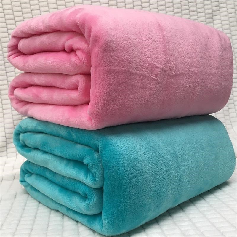 Manufacturers selling pure flannEel coral fleece blanKET毛毯