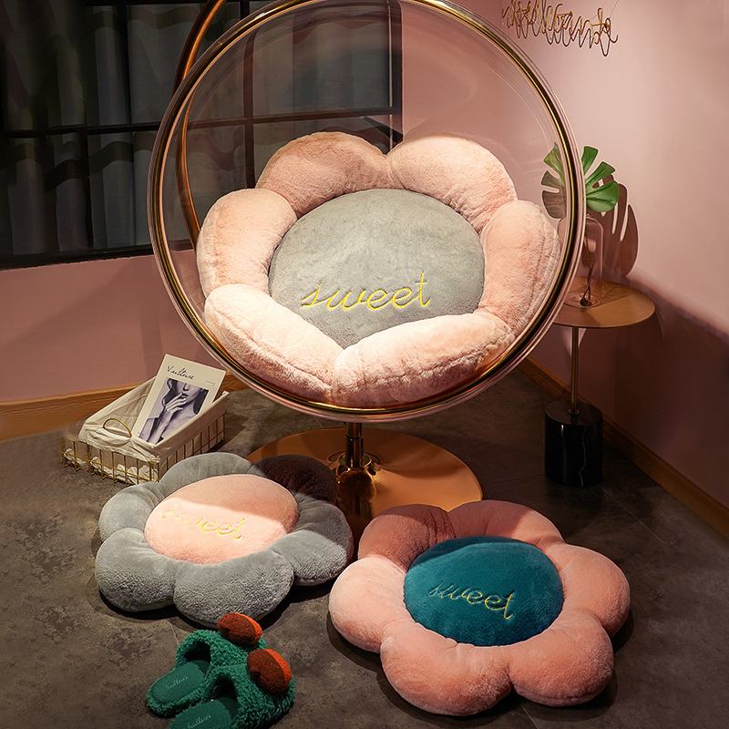 懒人吊椅靠垫吊篮坐垫靠背一体摇篮藤椅卧室椅子屁股座椅屁垫地上