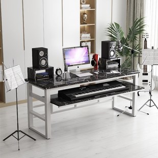 电子琴桌现代编曲桌工作台家用琴架琴桌电钢琴音乐调音录音棚