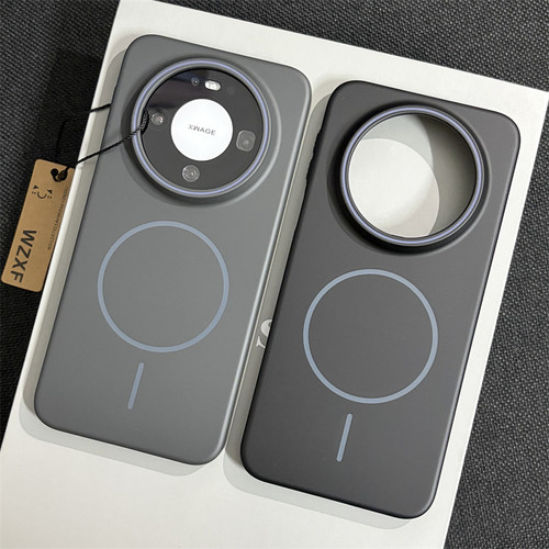 wzxf细圈磁吸充电适用华为Mate80手机壳mate70pro新款黑色ProMax磨砂高级感m60商务奢华max超薄por硬外壳mt50