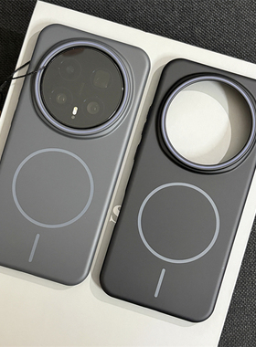 wzxf细圈磁吸适用荣耀Magic8pro手机壳新款500黑色magic7魔术6/5磨砂高级感商务奢华超薄por硬外壳简约保护套