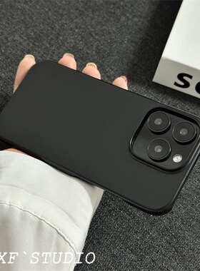【手感超好】适用oppoReno14手机壳新款reno13半包硬壳12pro/11/10磨砂oppo小众高级感9pro+保护套男黑色大孔