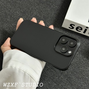 【手感超好】适用oppoReno14手机壳新款reno13半包硬壳12pro/11/10磨砂oppo小众高级感9pro+保护套男黑色大孔