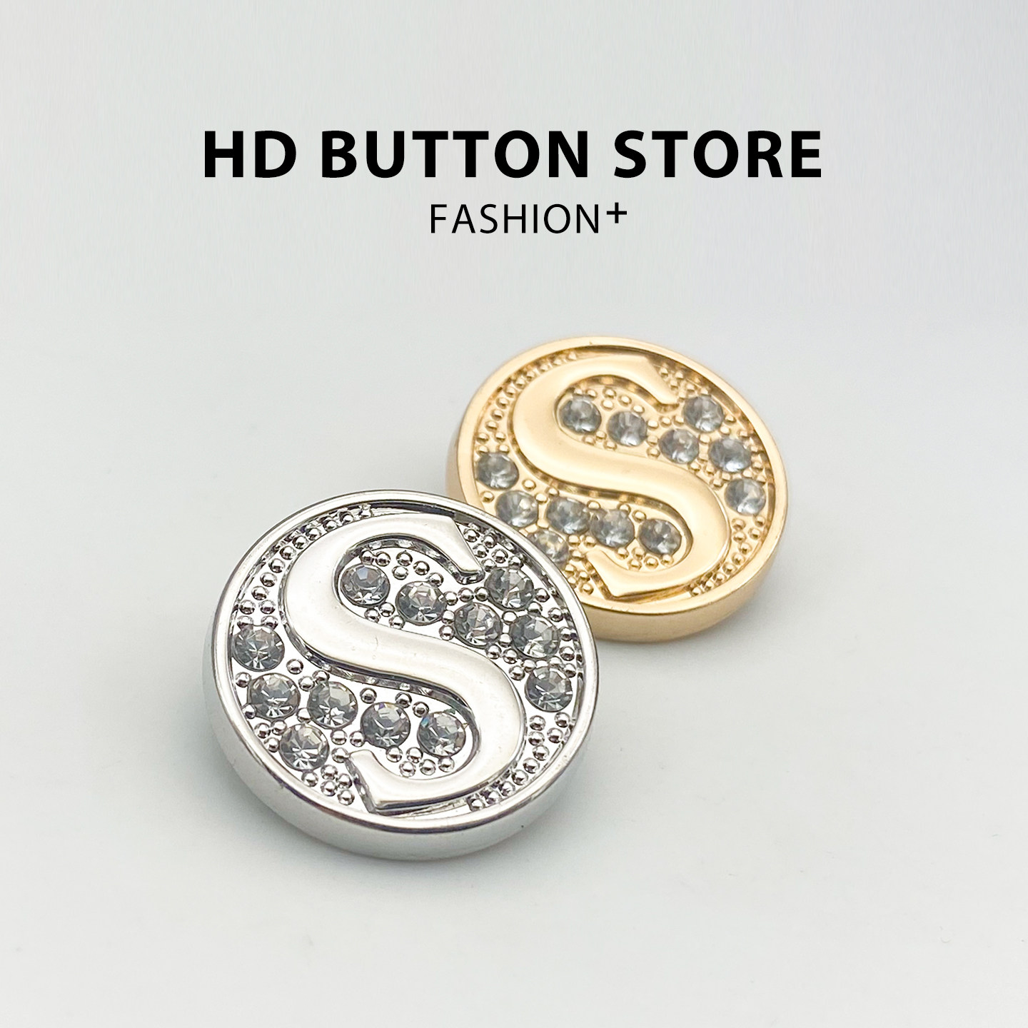 高级男女制服外套大衣西装扣子镶钻时尚毛衣开衫钮扣金属上衣纽扣