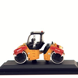 三一迷你泵车搅拌车起重机车载式混凝土泵车平地机模型迷你掌上宝