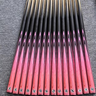 【爆款】OMin/奥秘紫霞同款打印球杆小头台球杆台球厅球房公杆