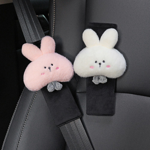 汽车座椅头枕车用护颈枕腰靠抱枕车载靠枕车内一对可爱卡通枕头女