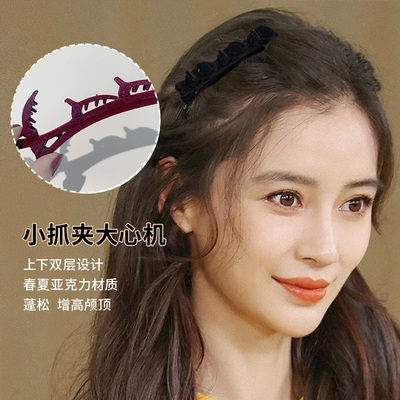 懒人自动编发神器发夹女侧边2022年新款高端前额刘海夹子头饰发饰