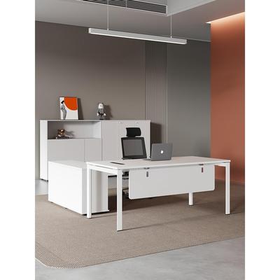 老板桌简约现代总经理办公家具钢架办公桌主管桌椅组合