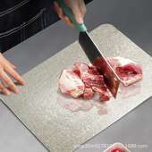 严选钛厨冰晶纯钛菜板双面切菜板抗菌防霉家用双面砧板案板