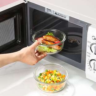 水果收纳盒密封玻璃饭盒微波炉加热保鲜盒大号学生带盖便当盒套装