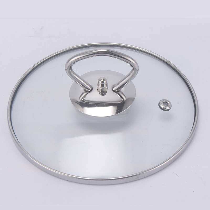 RF 无磁银彩4件套锅钢把实心手柄单底汤锅 出口套装不锈钢锅具