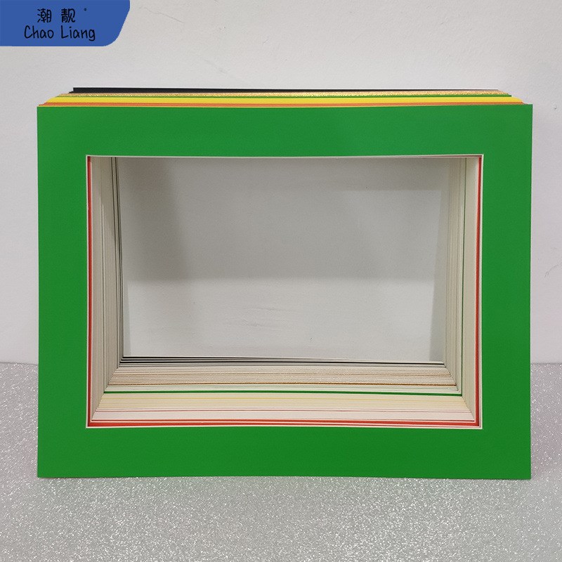 昊拓20张简易g画框 卡纸空框装裱术儿童4K8开a3a4画纸B5相框包邮