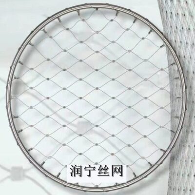 井盖防坠网建筑空防坠网选不锈钢绳网编织钢丝绳网