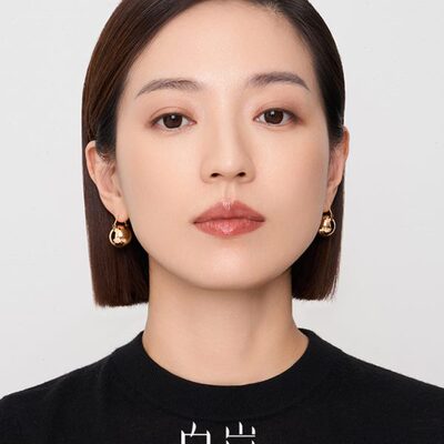 白岚光球耳环女925银气质设计感2023年新款爆款小众设计感ED4084