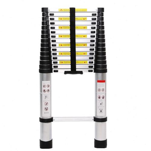 信霆 ?XT-ZJT44 ?单面伸缩铝合金竹节梯 4.4米 ?1 ?把 ?银