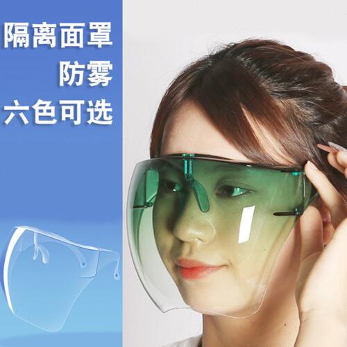 全脸防护面具面罩炒菜防油烟防油溅防尘神器防雾透明一体式面屏罩