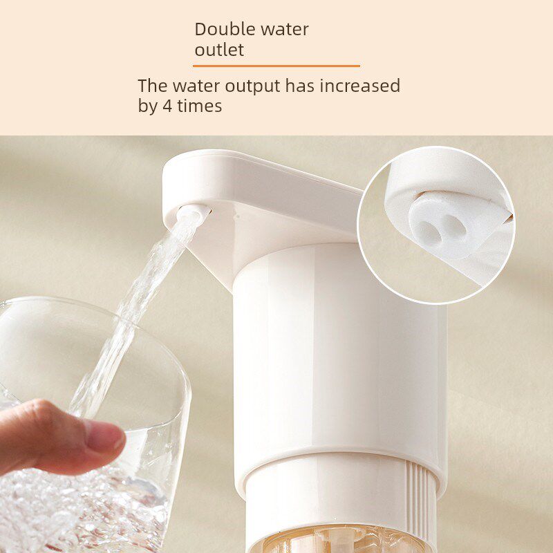 桶装水抽水器双泵电动饮水u机矿泉水取水上水吸水泵全自动出水压