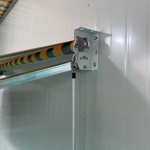 定制手动伸缩篷全盖式曲臂u遮阳篷定制尺寸防雨遮阳伸缩棚来图报