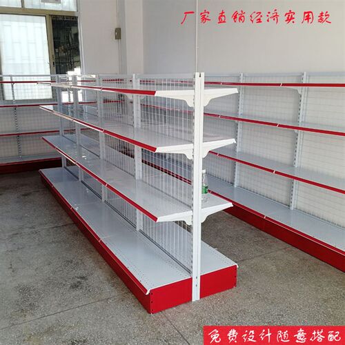 超市货架展示架便利店零食多层置物架商店小O卖部百货单面双面摆