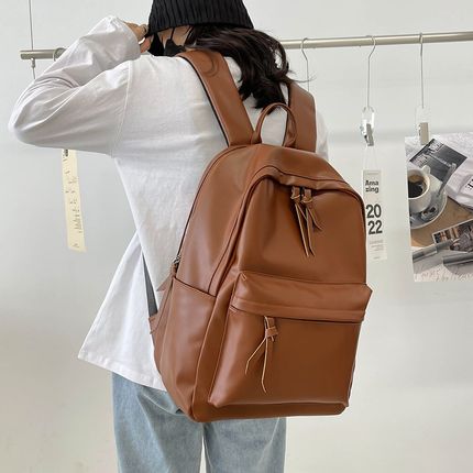 大学生上课包高级感16寸笔记本电脑背H包男百搭大容量双肩包女书